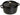 Cast Iron Round Cocotte in Black, 28cm