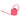 Pink 1L Metal Watering Can